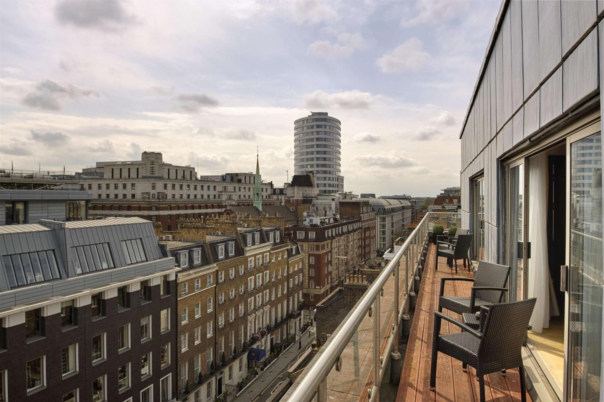 Hyatt Regency London - The Churchill Exterior photo View from the balcony of a penthouse apartment at The Atlas